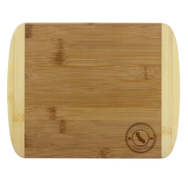 Custom California State Stamp 2-Tone 11" Cutting Board