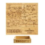 Custom Colorado Puzzle Coaster Set