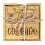 Custom Colorado Puzzle Coaster Set - 2