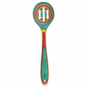 Custom Colorful Wooden Slotted Spoon