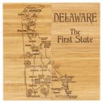 Custom Delaware Puzzle Coaster Set - 1