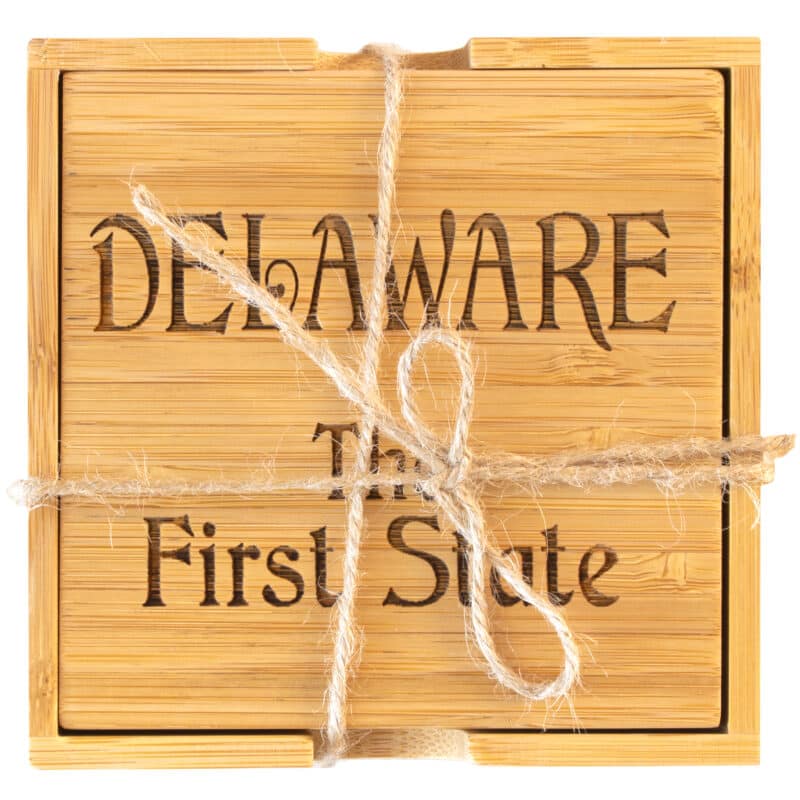 Custom Delaware Puzzle Coaster Set - 2