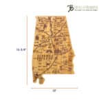 Custom Destination Alabama Cutting & Serving Board - 7