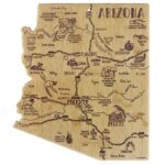 Custom Destination Arizona Cutting & Serving Board