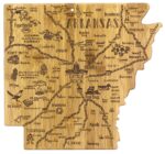 Custom Destination Arkansas Cutting & Serving Board