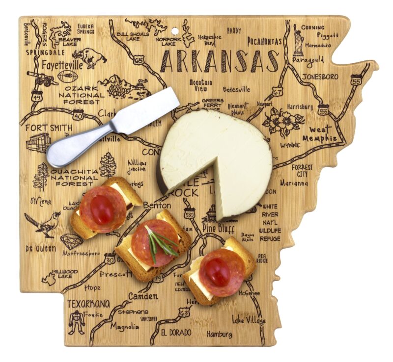 Custom Destination Arkansas Cutting & Serving Board - 2