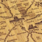 Custom Destination Arkansas Cutting & Serving Board - 3