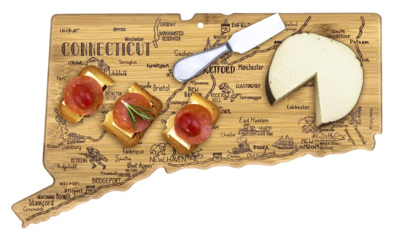 Custom Destination Connecticut Cutting & Serving Board - 2