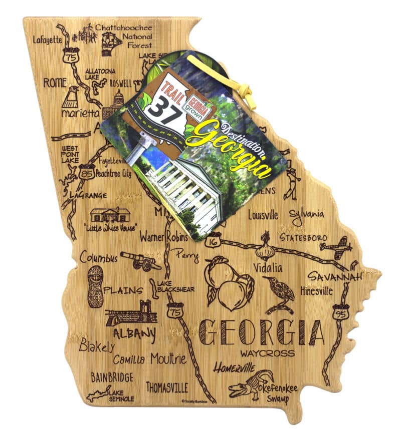 Custom Destination Georgia Cutting & Serving Board - 3