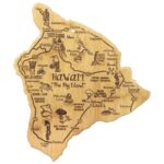 Custom Destination Hawaii Big Island Cutting & Serving Board