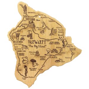 Custom Destination Hawaii Big Island Cutting & Serving Board