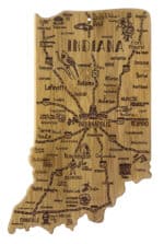 Custom Destination Indiana Cutting & Serving Board