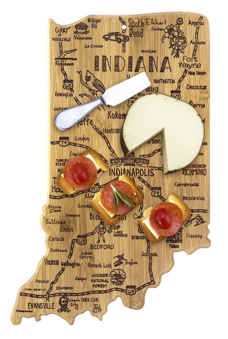 Custom Destination Indiana Cutting & Serving Board - 2