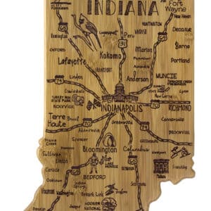 Custom Destination Indiana Cutting & Serving Board