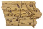 Custom Destination Iowa Cutting & Serving Board