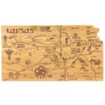 Custom Destination Kansas Cutting & Serving Board