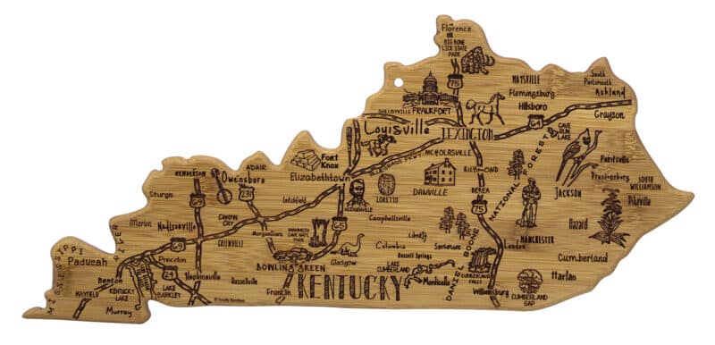 Custom Destination Kentucky Cutting & Serving Board