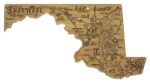 Custom Destination Maryland Cutting & Serving Board