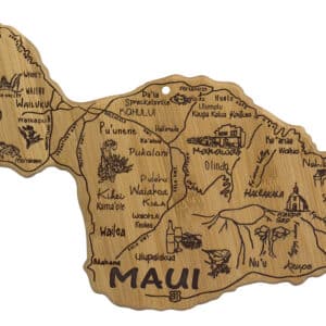 Custom Destination Maui Hawaii Cutting & Serving Board