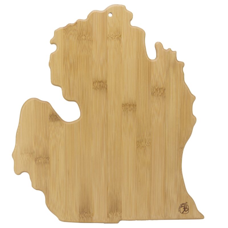 Custom Destination Michigan Mitt Cutting & Serving Board - 1