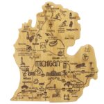 Custom Destination Michigan Mitt Cutting & Serving Board
