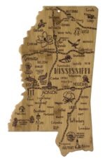 Custom Destination Mississippi Cutting & Serving Board