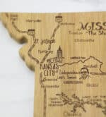 Custom Destination Missouri Cutting & Serving Board - 2