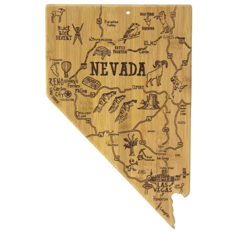 Custom Destination Nevada Cutting & Serving Board