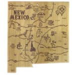 Custom Destination New Mexico Cutting & Serving Board