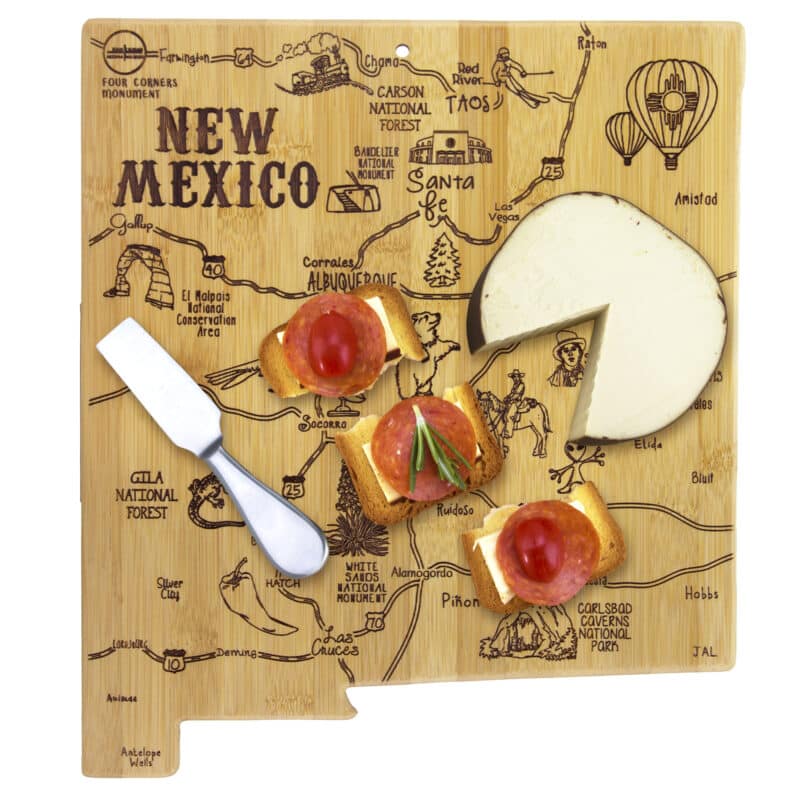 Custom Destination New Mexico Cutting & Serving Board - 2