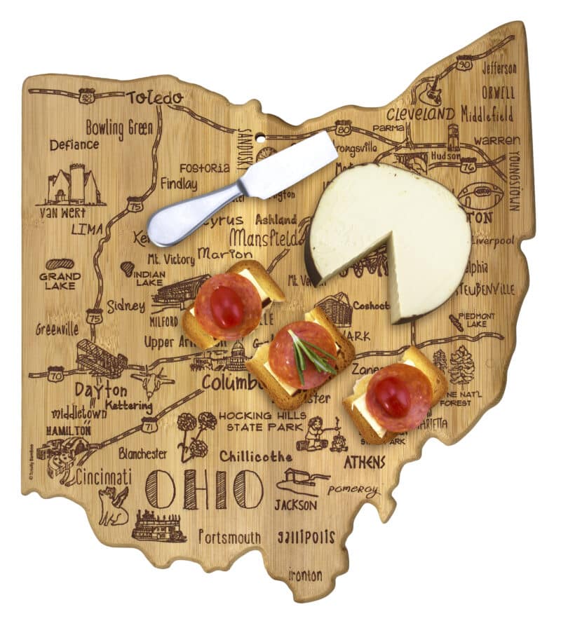 Custom Destination Ohio Cutting & Serving Board - 3