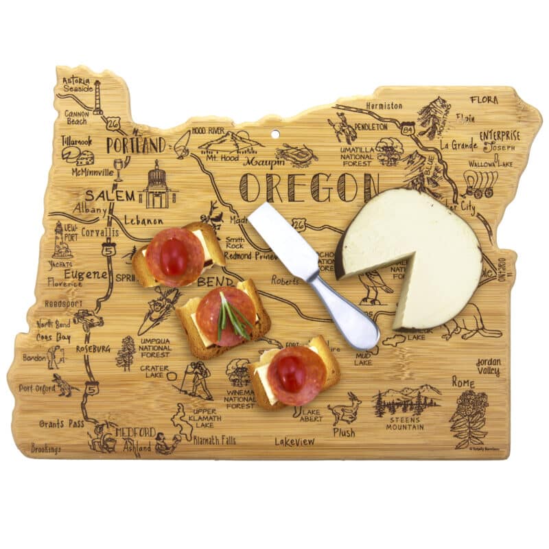 Custom Destination Oregon Cutting & Serving Board - 2