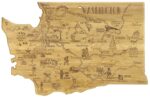 Custom Destination Washington Cutting & Serving Board