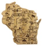 Custom Destination Wisconsin Cutting & Serving Board