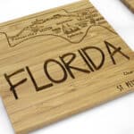Custom Florida Puzzle Coaster Set - 2