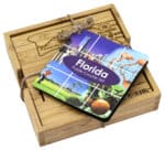 Custom Florida Puzzle Coaster Set - 3