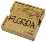 Custom Florida Puzzle Coaster Set - 4