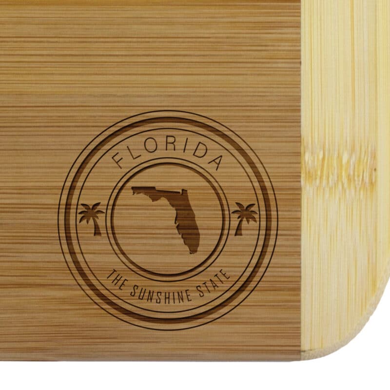 Custom Florida State Stamp 2-Tone 11" Cutting Board - 1