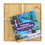 Custom Hawaii Puzzle Coaster Set - 3