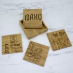 Custom Idaho Puzzle Coaster Set - 1