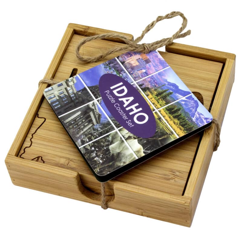 Custom Idaho Puzzle Coaster Set - 7