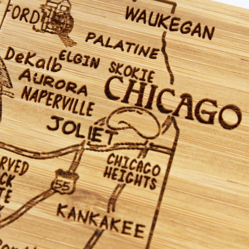 Custom Illinois Puzzle Coaster Set - 2