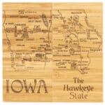 Custom Iowa Puzzle Coaster Set - 2