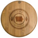 Custom Iowa State Stamp Salt Box - 1