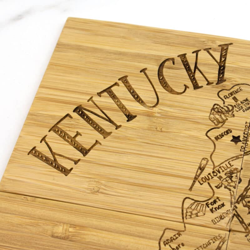 Custom Kentucky Puzzle Coaster Set - 4