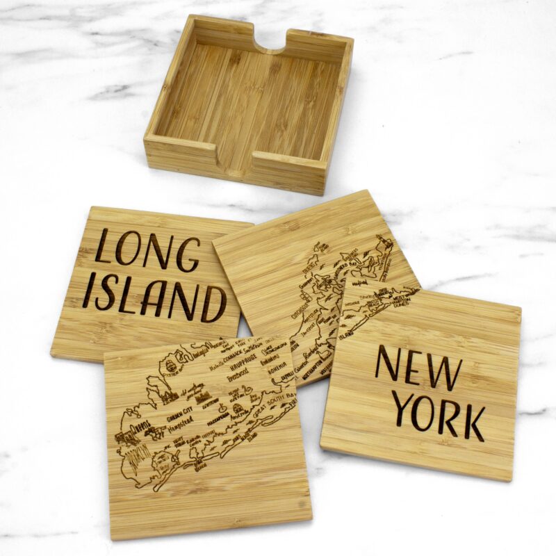 Custom Long Island Puzzle Coaster Set - 1