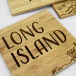 Custom Long Island Puzzle Coaster Set - 2