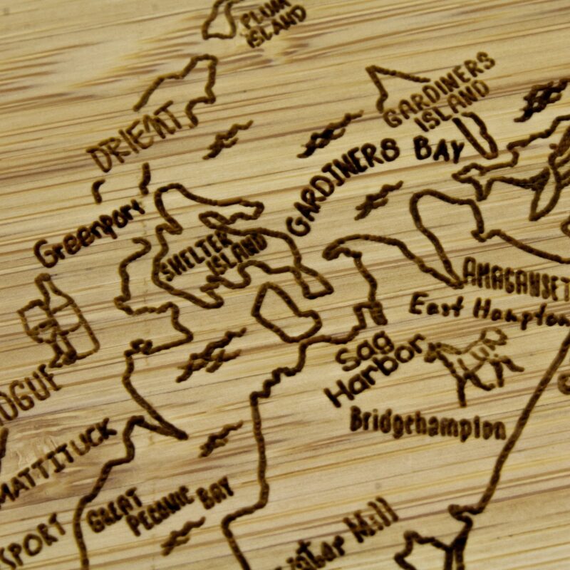 Custom Long Island Puzzle Coaster Set - 3