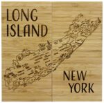 Custom Long Island Puzzle Coaster Set - 4