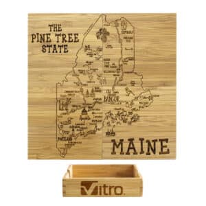 Custom Maine Puzzle Coaster Set